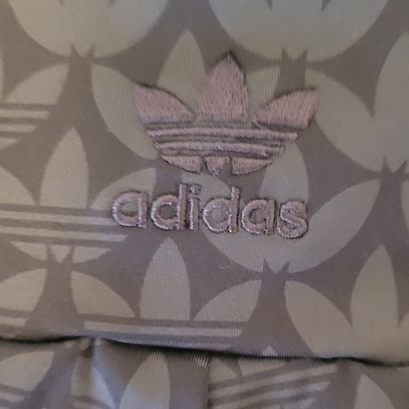 adidas Black Patterned Leggings - Picture 4 of 9